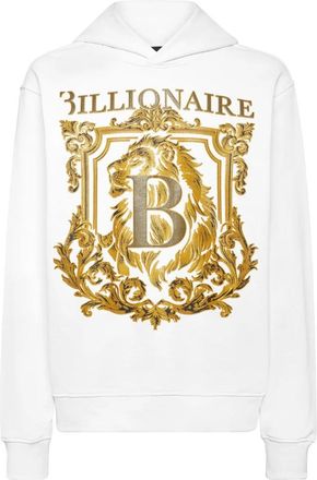 Billionaire Boys Club Hoodie Sweatshirt Lion B Frame - Heren - Hoodies - Wit - L - Katoen - Hoodies & sweatvesten