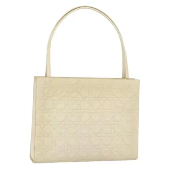 Dior Pre-owned Tote Bags, female, Beige, Size: ONE SIZE Pre-owned Vintage Nylon Tote Bag