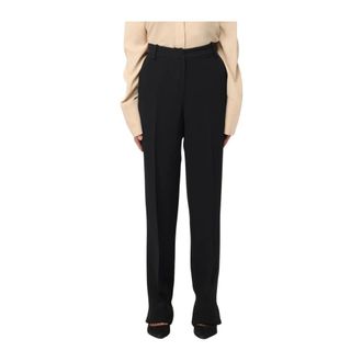 Federica Tosi Straight Trousers, female, Black, 2XS, Straight Leg Trousers