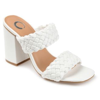 Journee Collection Women & apos;s Melissa Medium and Wide Width Dress Sandals