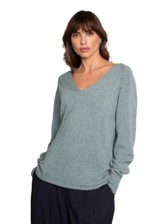 Celtic & Co. GEELONG SLOUCH V SWEATER in Dark Sage at Nordstrom, Size Medium