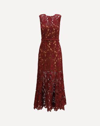 Self Portrait Guipure lace midi Dress Female 8