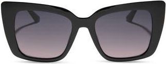 DIFF Eyewear 54mm Cat Eye Sunglasses in Black Iris at Nordstrom Rack