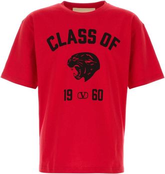 Valentino Garavani Red Cotton T Shirt
