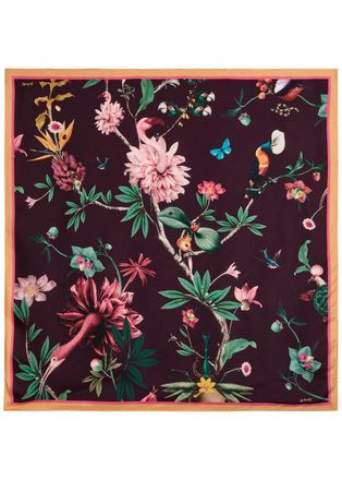 La DoubleJ LA Double J Foulard Printed Silk-twill Scarf - Multicoloured - One Size