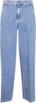 Lardini Straight Jeans - Heren - Regular Fit Jeans - Blauw - W31 - Jeans