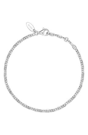 Lafonn Medium Lucy Chain Bracelet in Silver at Nordstrom, Size 7.25