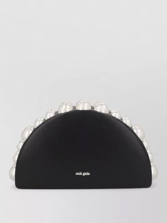 Cult Gaia leather clutch bag