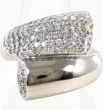 C&A White Gold White Gold (14K) Band Ring (Pre-Owned)