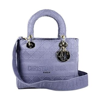 Dior Pre-owned Caro Mini Bag - Dames - Pre-owned - Paars - Maat: ONE Size