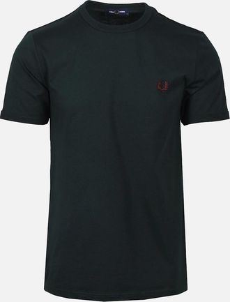 Fred Perry Mens FRED PERRY RINGER T-SHIRT GRASSROOTS - Size: 42