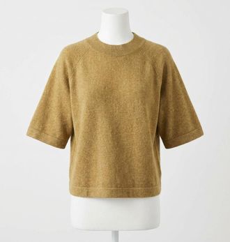 Faherty Jackson Sweater Tee In Antique Bronze Heather