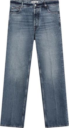 Miu Miu Jeans - Dames - Regular Fit Jeans - Blauw - W26 - Jeans