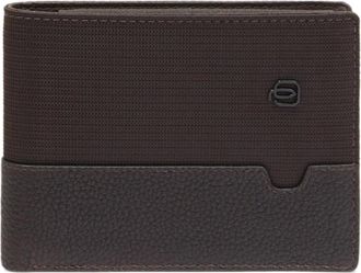 Piquadro Wallets & Cardholders, male, Brown, Size: ONE SIZE Wallet with coin pocket