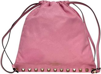 Valentino Garavani Pink Leather Clutch Bag Pouch (Pre-Owned)