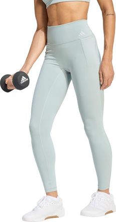adidas Optime Workout Full Length Leggings in Wonder Sage at Nordstrom Rack, Size X-Large