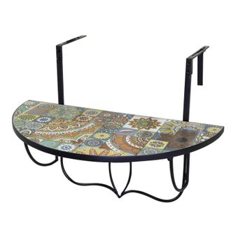 Vacchetti Vacchetti - Balda De Mosaico De Metal Galatone Cm74x38/61h57