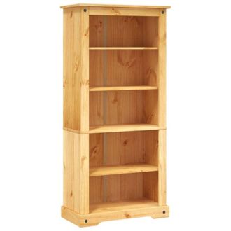 vidaXL Vidaxl - 5-Tier Bookcase Mexican Pine Corona Range 80x40x170 cm