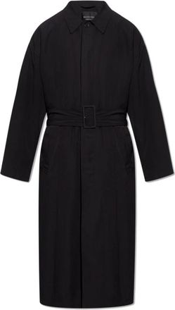 Balenciaga Lange jas - Heren - Mantel - Zwart - S - Jassen