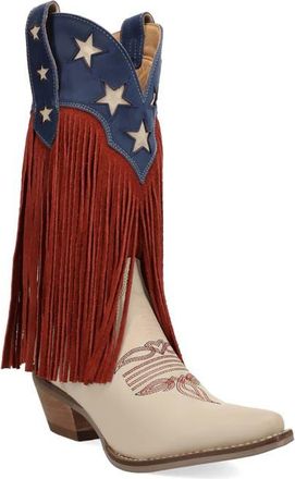 Dingo Wild N Free Fringe Western Boot in Multi at Nordstrom, Size 9.5