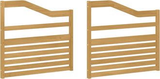 vidaXL M&oacute;dulo De Apoyabrazos 2 Uds. Blanco 79 X 4 X 73 Cm Vidaxl