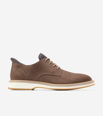 Cole Haan Mens Mansfield Grand Plain Toe Quick-On Oxford Shoes - Brown Size 10.5