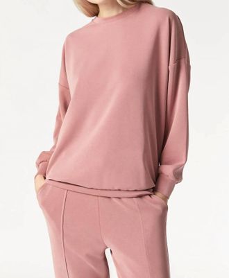 Mavi Oversized Sweatshirt In Canyon Rose