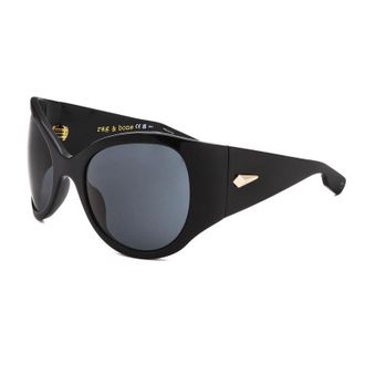 Rag & Bone RNB6004/S 0807 IR Shiny Black/Smoke