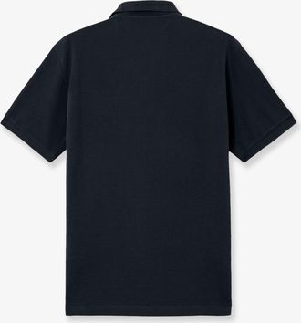 Stone Island Mens Polo Shirt Organic Cotton Blue T-shirts And Polos