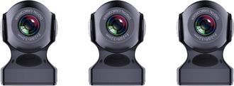 OEM Grabador Dvr Hd 170 De 3 Piezas Con C&aacute;mara De Respaldo Negra