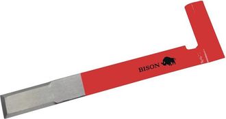 Bison Hacha De Coser, Longitud Total 400 Mm, Rectificada En 3 Lados, Fabricada En Acero Crv