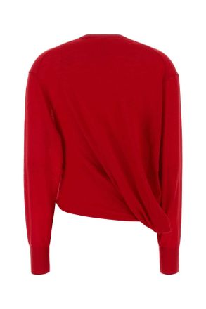 Loewe S540y14khd Red Exterior: Wool Nylon Maglieria Sweater