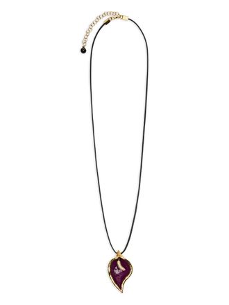 Nina Ricci Calla Flower pendant necklace - Gold