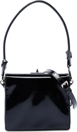 Prada Pre-owned Prada Patent Leather Turnlock Satchel Ladies GSFL4ULQ8XV0XRK9