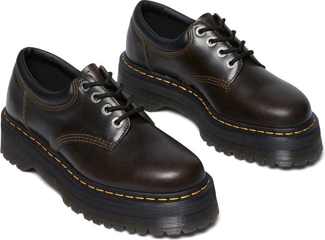 Dr. Martens 8053 Quad Leather Platform Shoes Mens Lace-up Boots Dark Khaki  : UK 13 (US Mens 14 - Womens 15) Medium from $180.00 - on Stylight