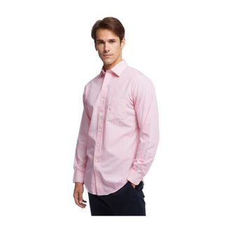 Brooks Brothers Regent Regular-fit Non-iron Dress Shirt- Oxford Stretch- Ainsley Collar - check - male - Brooks Brothers - Formal Shirts - Pink - L - Shirts