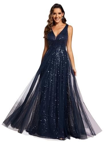 Robe De Soirée Noire à Paillettes Hyphen - Taille 12 - Parfait état - Idéale Pour Les Fêtes