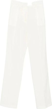 Elisabetta Franchi Mujer, Pantalones, Blanco, Talla: M