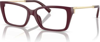 Tiffany & Co. Bordeauxrode Brillenmontuur - unisex - Brillen - Rood - 54 MM - Accessoires