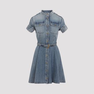 Alexander McQueen Alexander Mcqueen denim mini-jurk