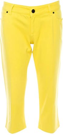 Gucci Broek van stretch-katoen - Geel