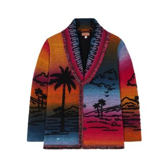 Alanui Cardigans, male, Multicolor, Size: M The Tale Of Hawaiian Cardigan