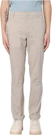 Dondup Veelzijdige Slim-Fit Beige Broek - Heren - Chinos - Beige - W33 - Broeken