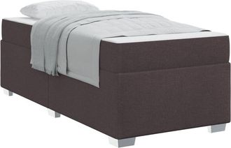 vidaXL Estructura De Cama Marr&oacute;n Oscuro 80 X 200 Cm Tela Vidaxl