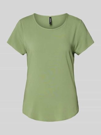 Vero Moda T-Shirt mit abgerundetem Saum Modell BELLA in Oliv, Größe XS