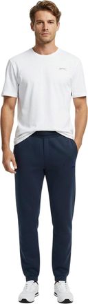 Slazenger Joggingbroek met boorden voor heren (Staalblauw)