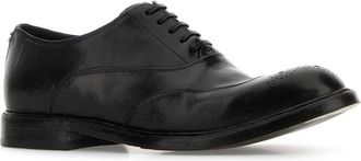 Dolce & Gabbana Mens Formale Oxford Black Calfskin