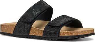 Geox D BRIONIA R Dames Zwarte Sandalen