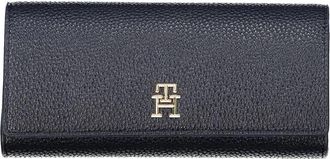 Tommy Hilfiger Polyethyleen Portemonnee - Dames - Portefeuilles - Blauw - ONE Size - Accessoires