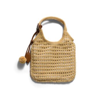 Miu Miu Ivy Raffia Crochet Handbag